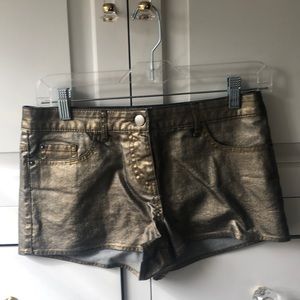 Haute Hippie Metallic Short